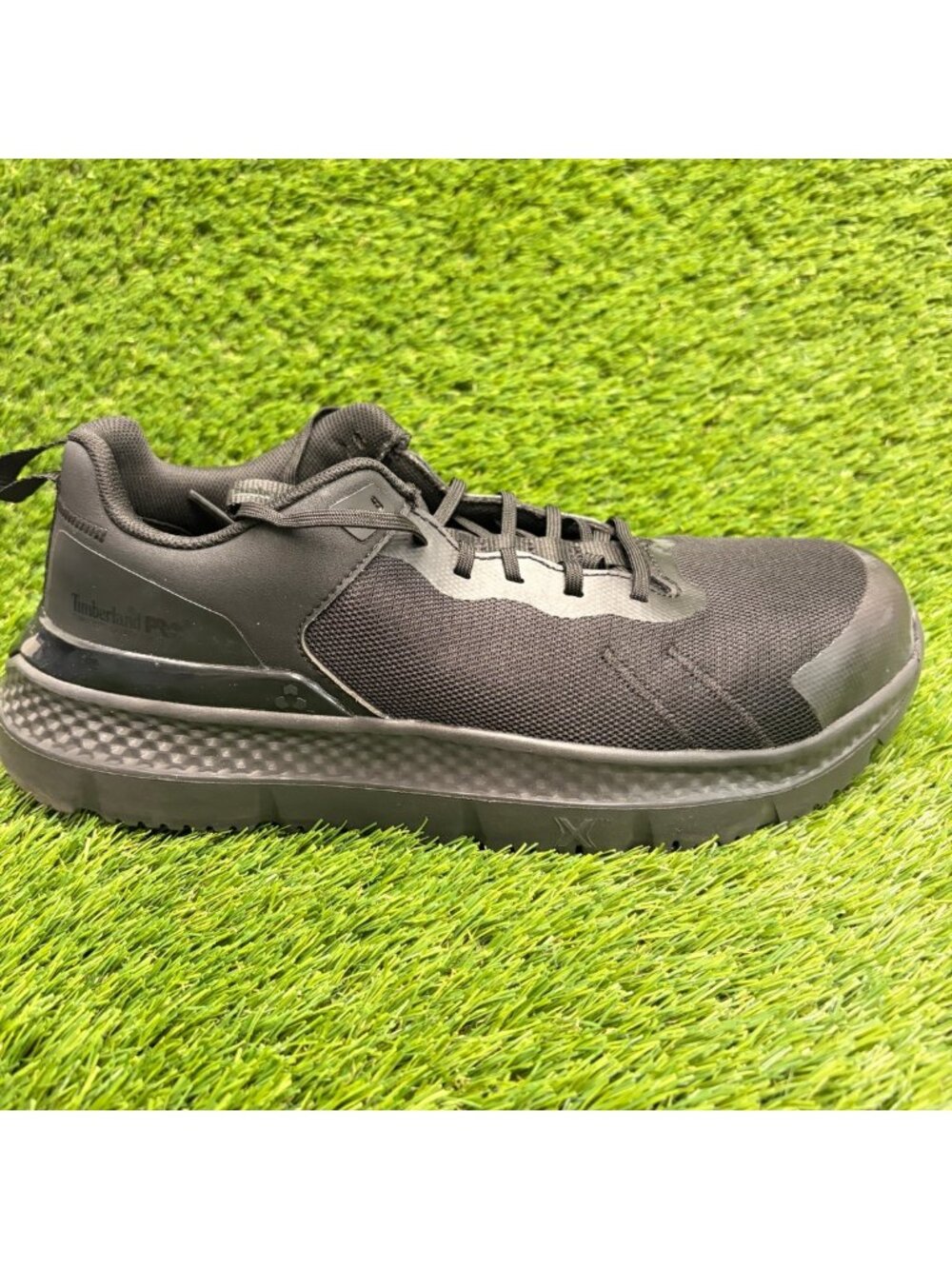 Timberland Pro Setra Mens Size 9 Triple Black Composite Safety Toe Work Shoes